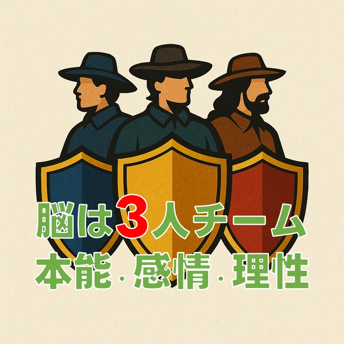 三銃士をイメージしたイラスト